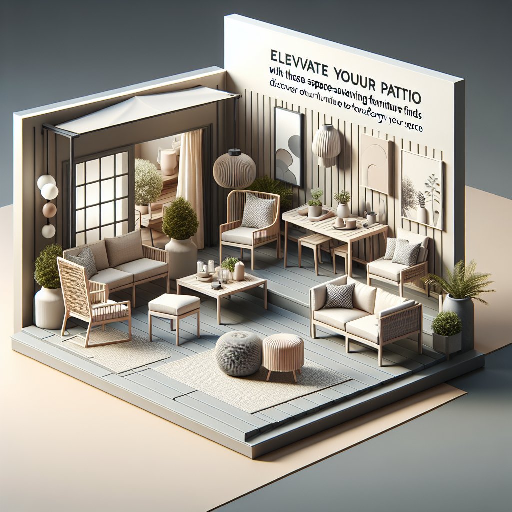 Elevate Your Patio with These Affordable Space-Saving Furniture Finds from Amazon