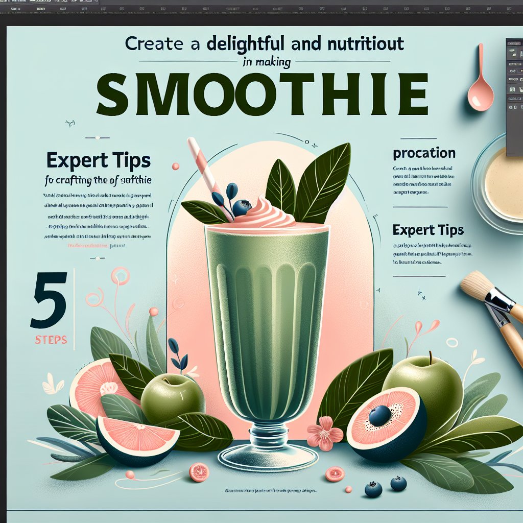 Create a Delightful and Nutritious Smoothie in Just 5 Steps