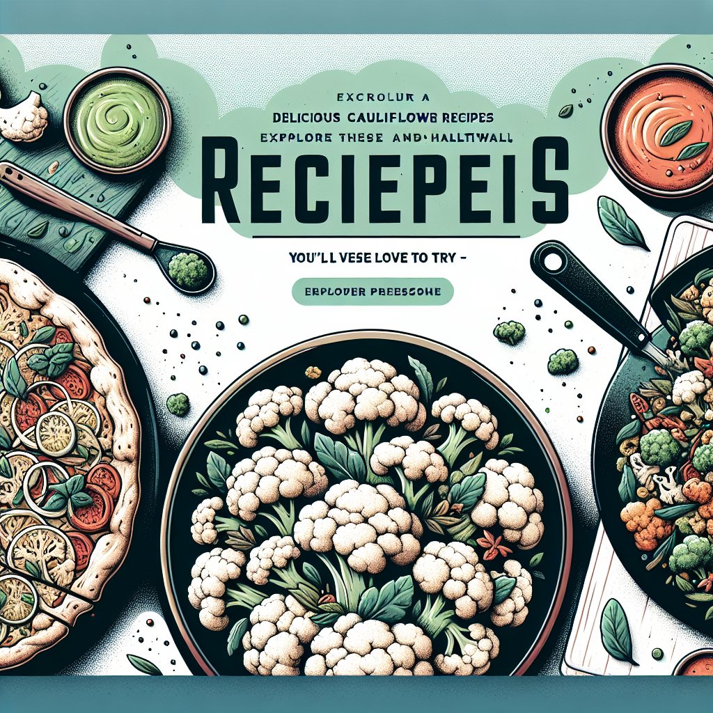 Delicious Cauliflower Recipes You’ll Love to Try