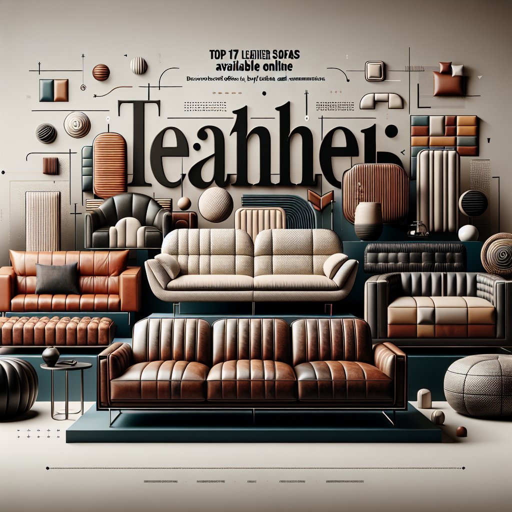 Top 17 Leather Sofas Available Online