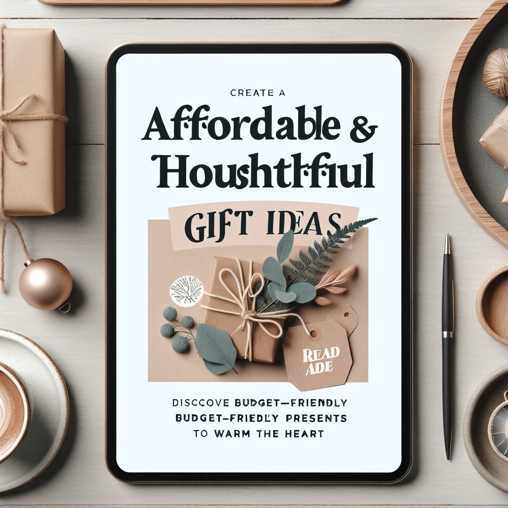 Affordable and Thoughtful Gift Ideas