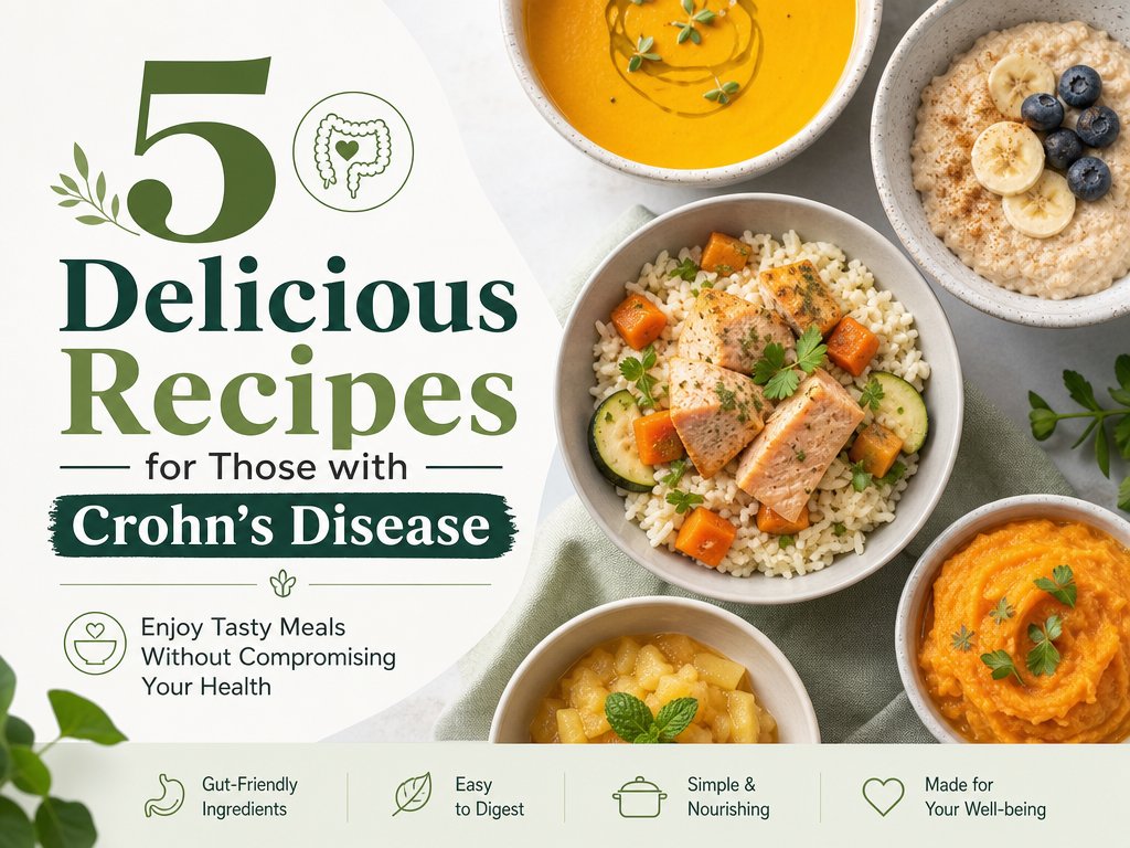 5 Delicious Recipes for Those with Crohn’s Disease