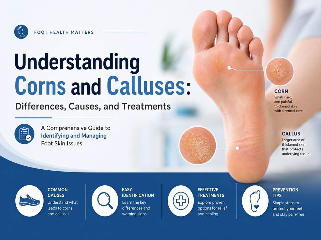 Understanding Corns and Calluses: Differences, Causes, and Treatments
