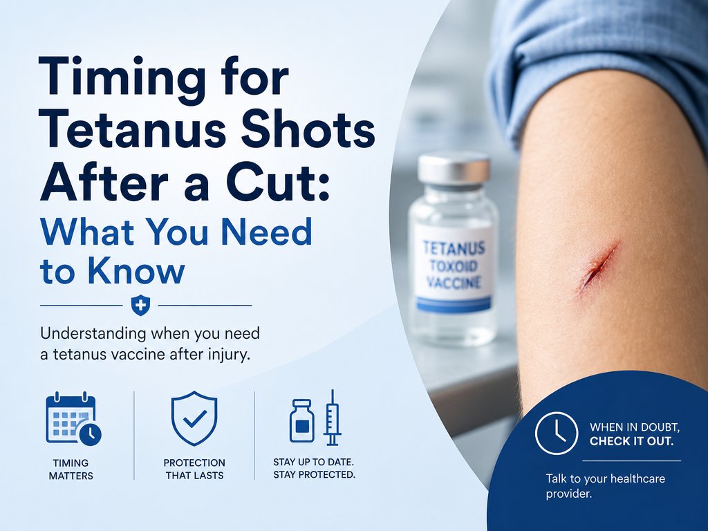 Timing for Tetanus Shots After a Cut: What You Need to Know