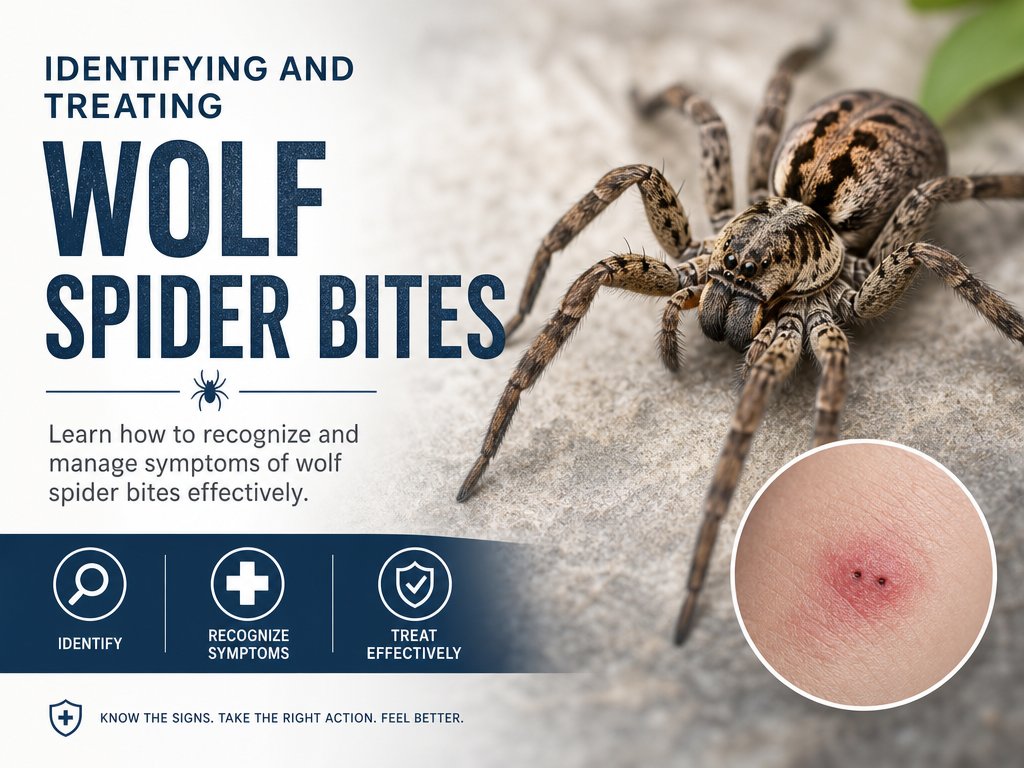 Identifying and Treating Wolf Spider Bites