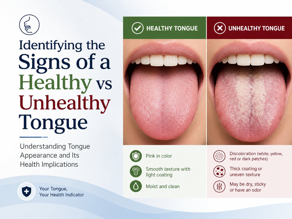 Identifying the Signs of a Healthy vs Unhealthy Tongue